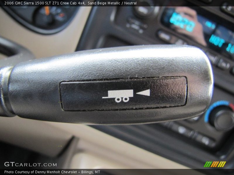 Sand Beige Metallic / Neutral 2006 GMC Sierra 1500 SLT Z71 Crew Cab 4x4