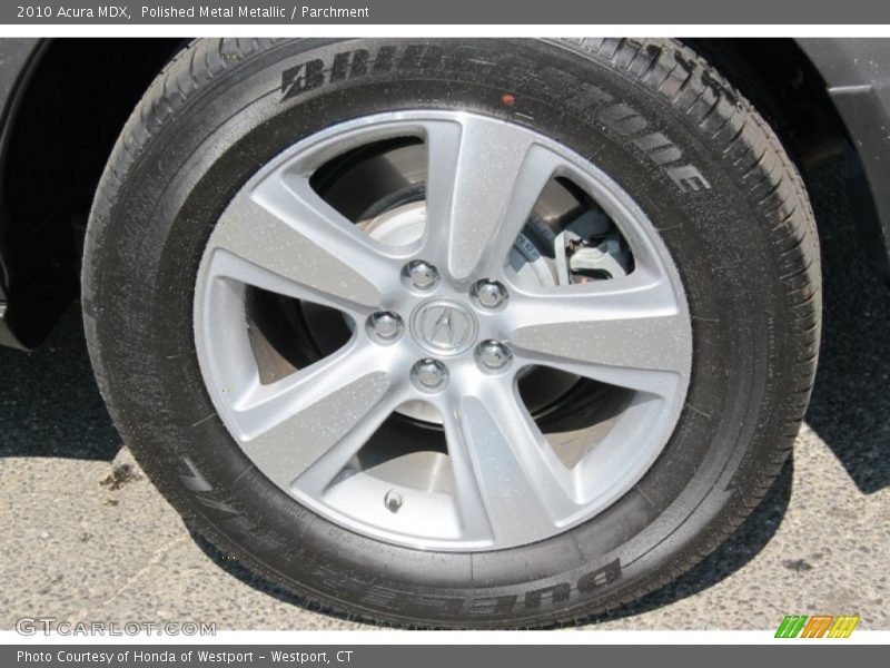 Polished Metal Metallic / Parchment 2010 Acura MDX