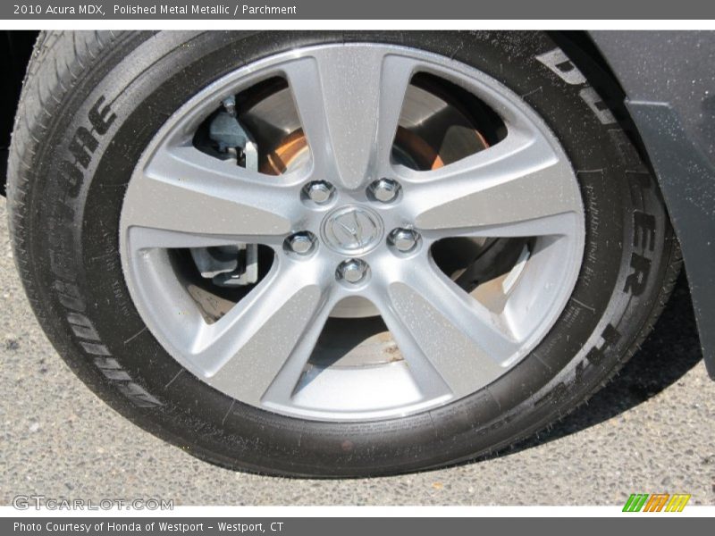Polished Metal Metallic / Parchment 2010 Acura MDX