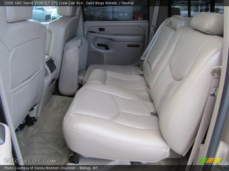Sand Beige Metallic / Neutral 2006 GMC Sierra 1500 SLT Z71 Crew Cab 4x4