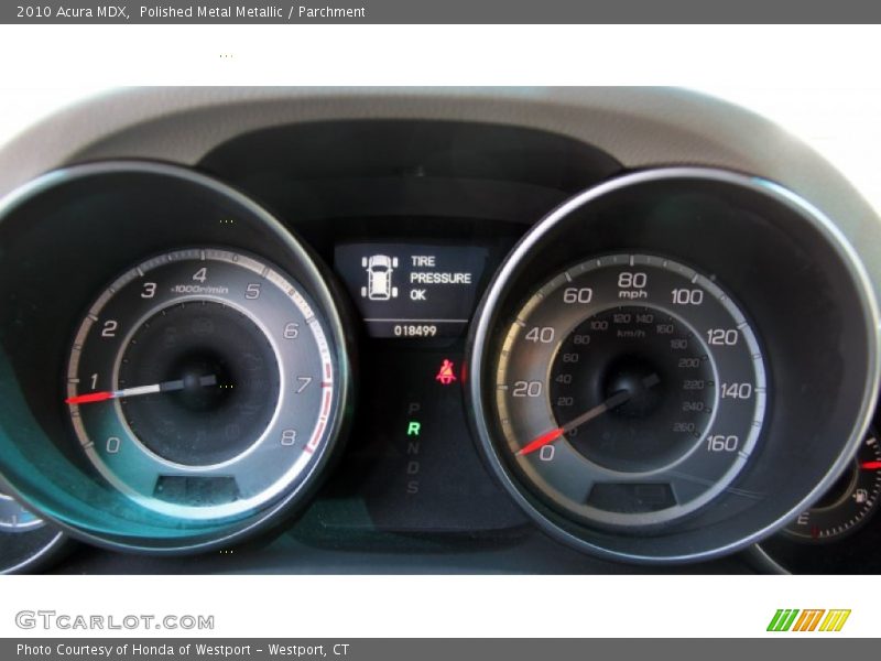 Polished Metal Metallic / Parchment 2010 Acura MDX