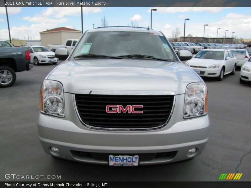Pure Silver Metallic / Ebony 2011 GMC Yukon SLT 4x4