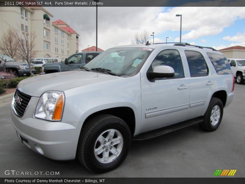 Pure Silver Metallic / Ebony 2011 GMC Yukon SLT 4x4