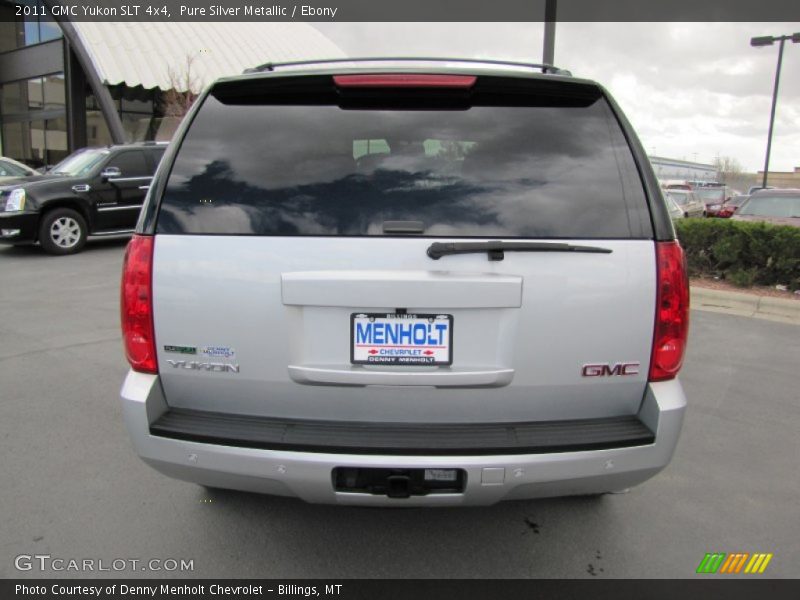 Pure Silver Metallic / Ebony 2011 GMC Yukon SLT 4x4