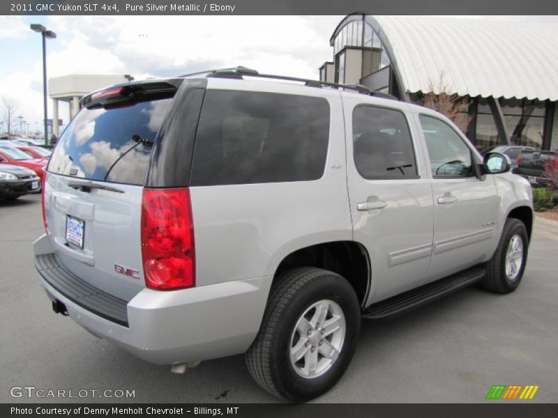 Pure Silver Metallic / Ebony 2011 GMC Yukon SLT 4x4