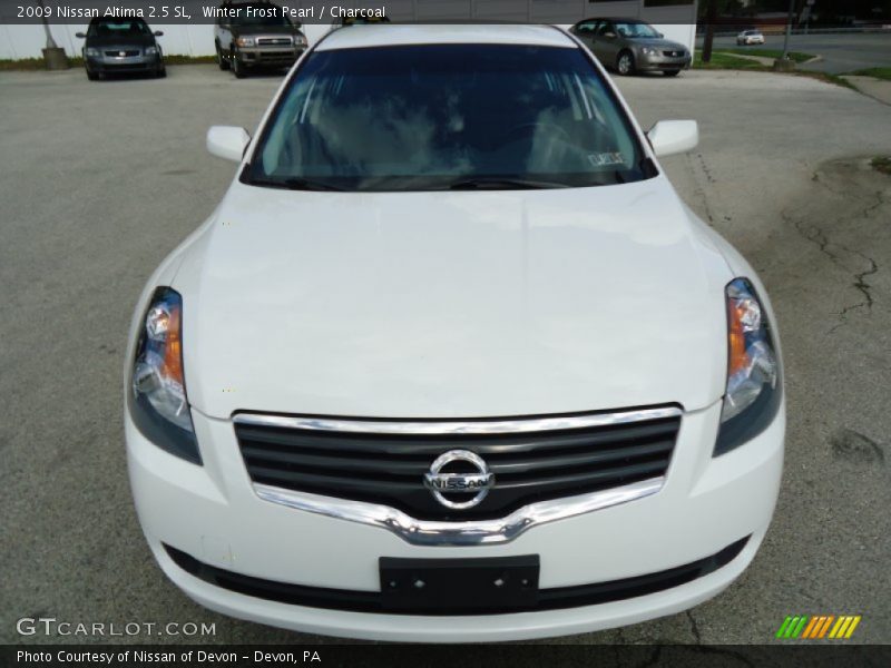 Winter Frost Pearl / Charcoal 2009 Nissan Altima 2.5 SL