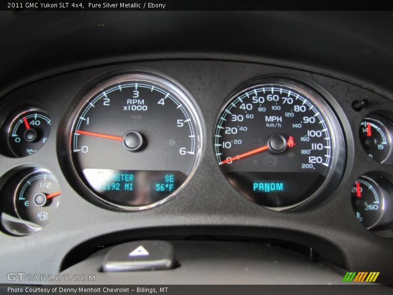 Pure Silver Metallic / Ebony 2011 GMC Yukon SLT 4x4