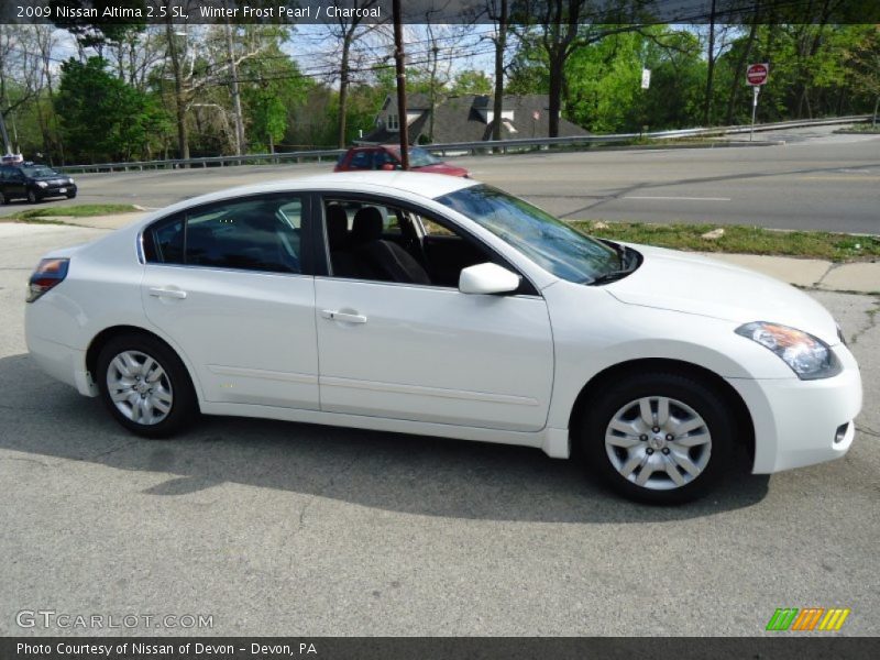 Winter Frost Pearl / Charcoal 2009 Nissan Altima 2.5 SL