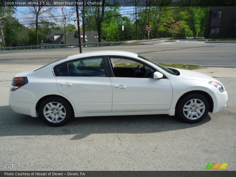 Winter Frost Pearl / Charcoal 2009 Nissan Altima 2.5 SL