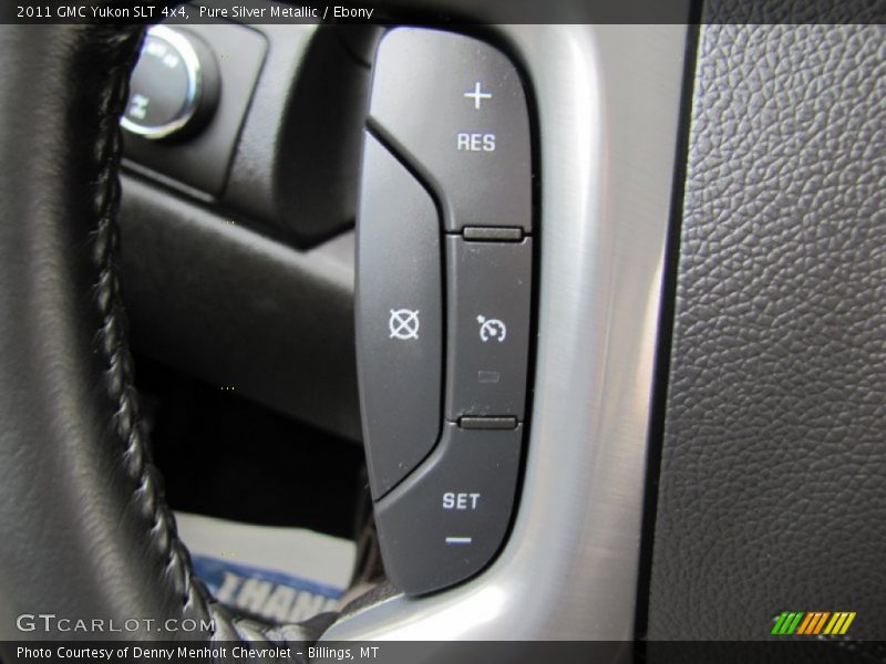 Pure Silver Metallic / Ebony 2011 GMC Yukon SLT 4x4
