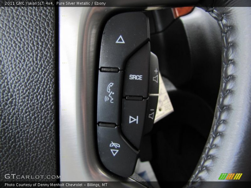 Pure Silver Metallic / Ebony 2011 GMC Yukon SLT 4x4
