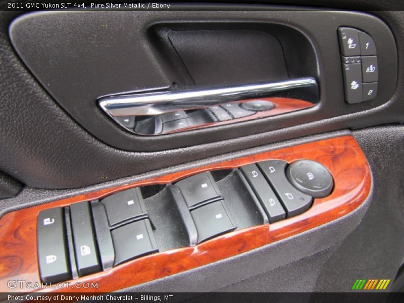 Pure Silver Metallic / Ebony 2011 GMC Yukon SLT 4x4