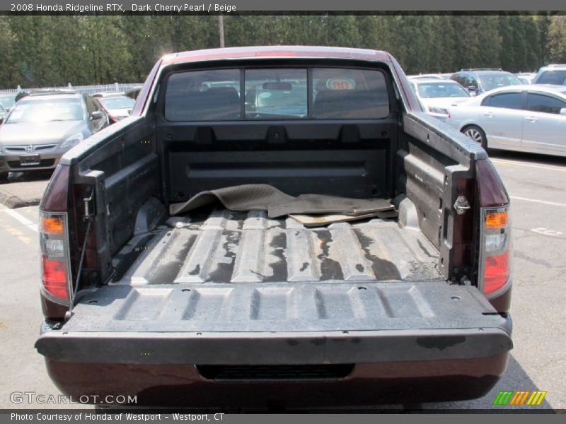 Dark Cherry Pearl / Beige 2008 Honda Ridgeline RTX