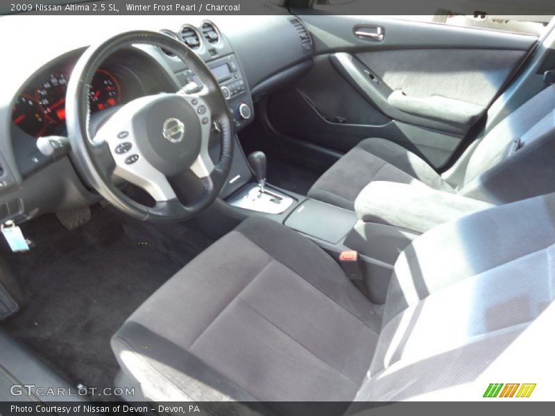 Winter Frost Pearl / Charcoal 2009 Nissan Altima 2.5 SL