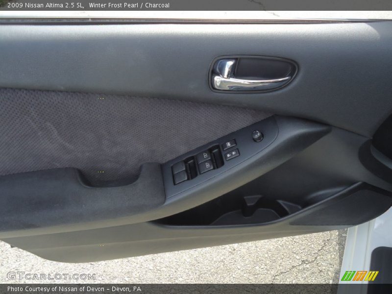 Winter Frost Pearl / Charcoal 2009 Nissan Altima 2.5 SL