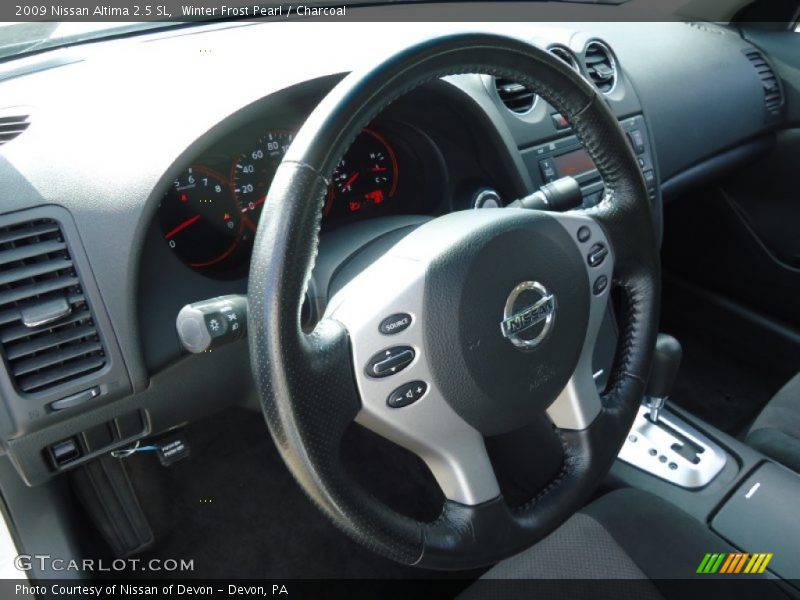 Winter Frost Pearl / Charcoal 2009 Nissan Altima 2.5 SL