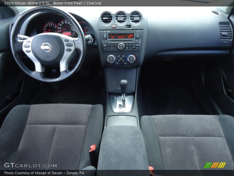 Winter Frost Pearl / Charcoal 2009 Nissan Altima 2.5 SL