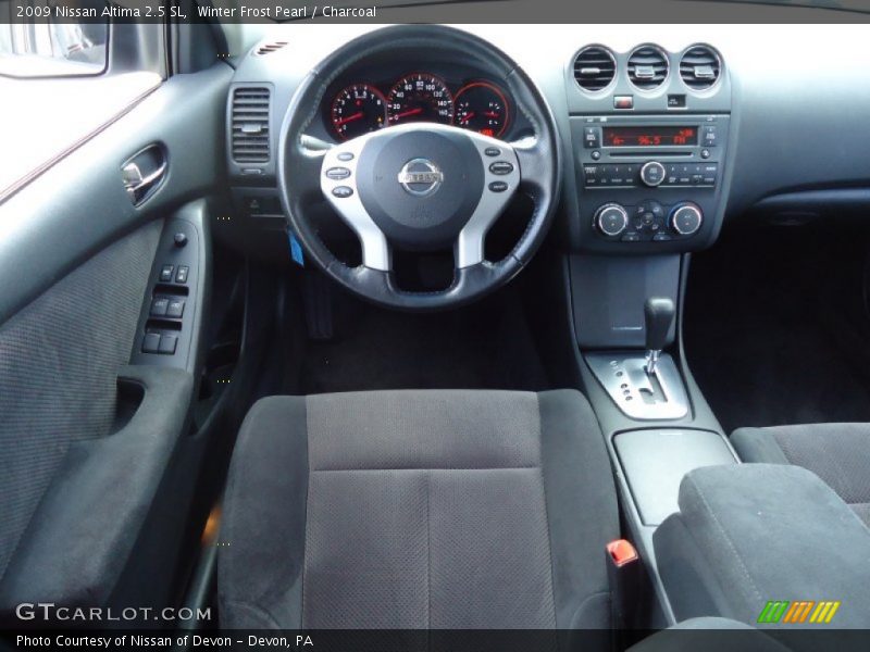 Winter Frost Pearl / Charcoal 2009 Nissan Altima 2.5 SL