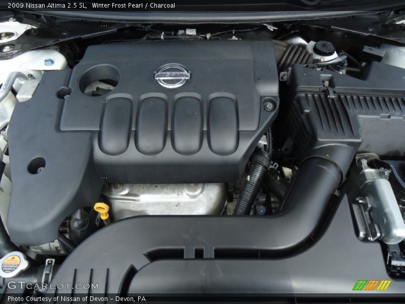 Winter Frost Pearl / Charcoal 2009 Nissan Altima 2.5 SL