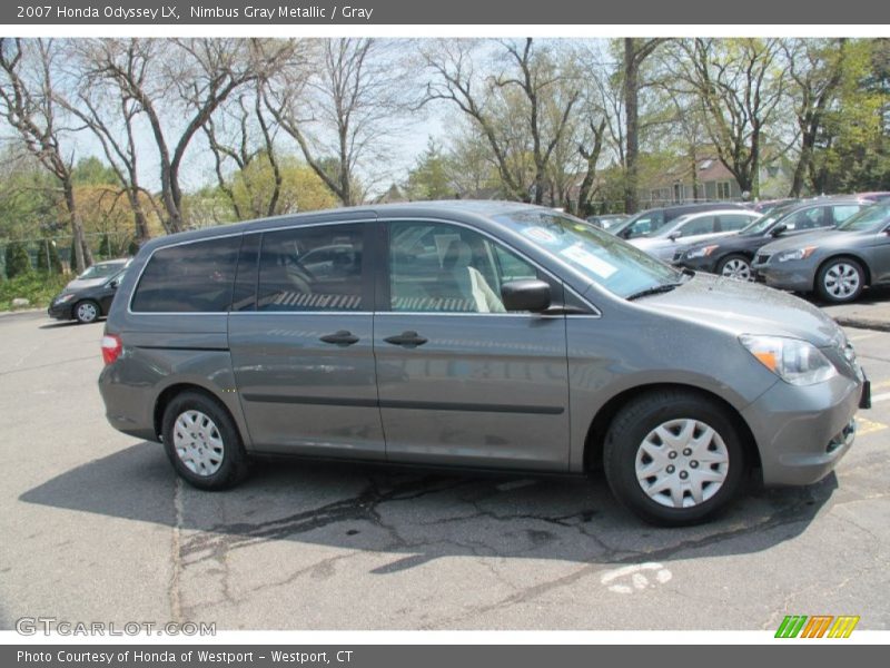 Nimbus Gray Metallic / Gray 2007 Honda Odyssey LX