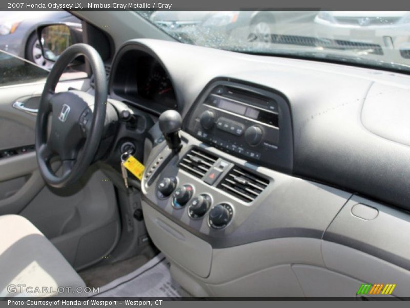 Nimbus Gray Metallic / Gray 2007 Honda Odyssey LX
