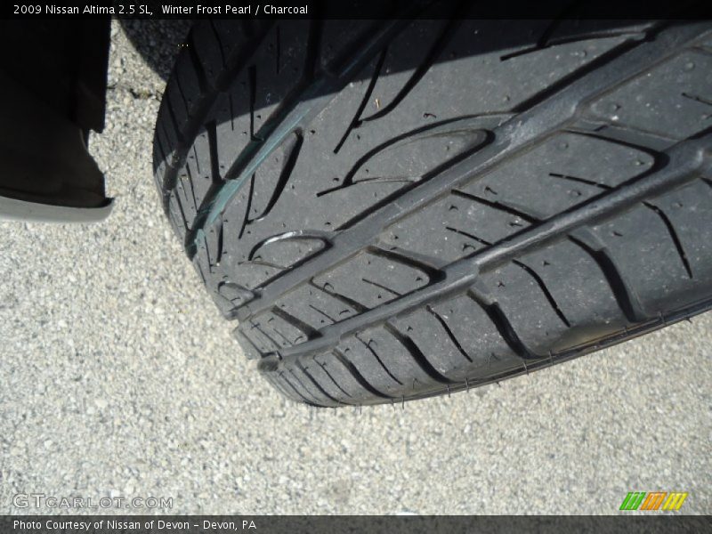 Winter Frost Pearl / Charcoal 2009 Nissan Altima 2.5 SL
