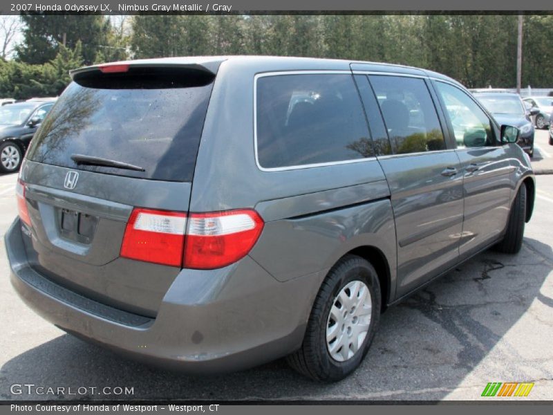 Nimbus Gray Metallic / Gray 2007 Honda Odyssey LX