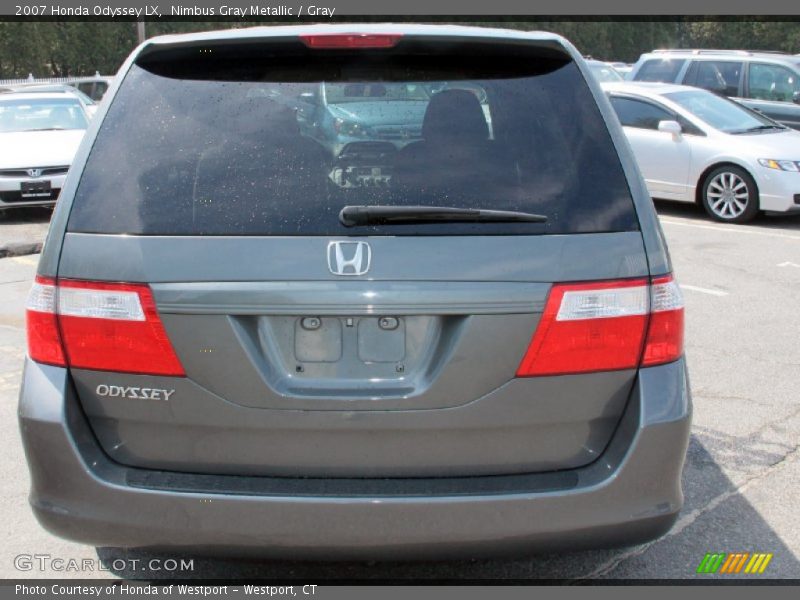 Nimbus Gray Metallic / Gray 2007 Honda Odyssey LX
