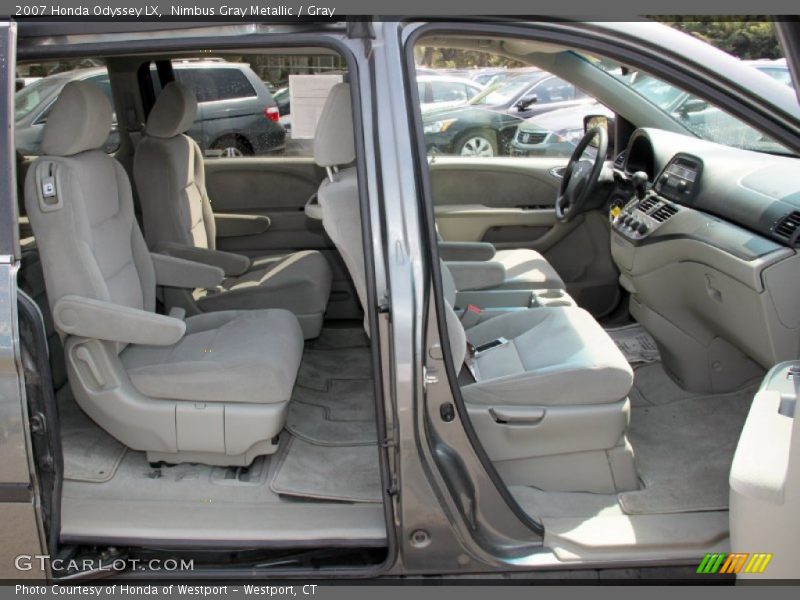 Nimbus Gray Metallic / Gray 2007 Honda Odyssey LX