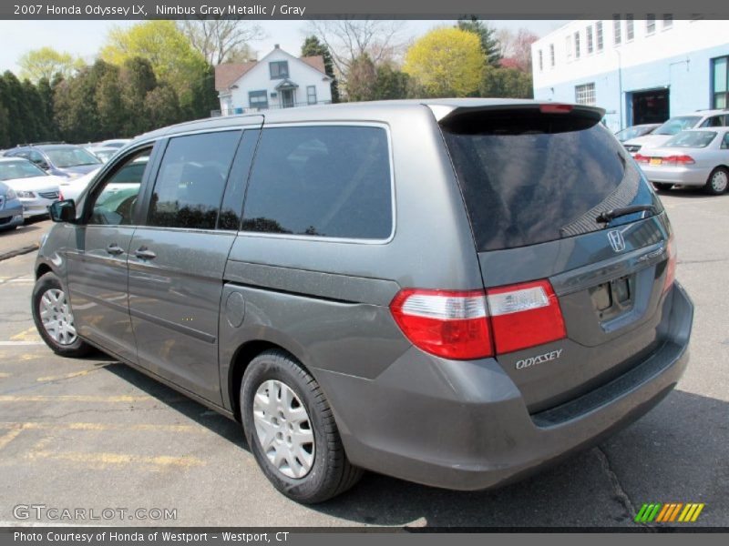 Nimbus Gray Metallic / Gray 2007 Honda Odyssey LX