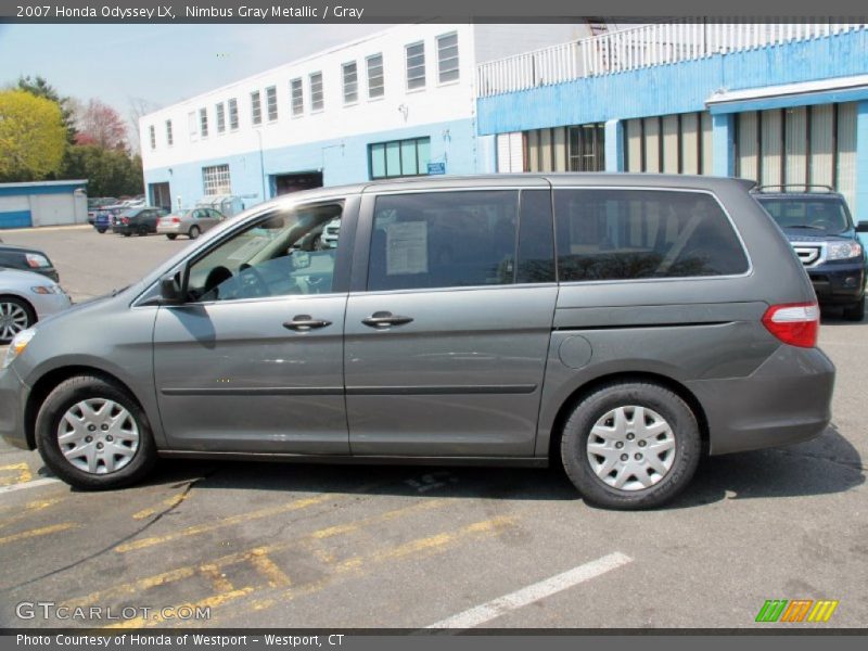 Nimbus Gray Metallic / Gray 2007 Honda Odyssey LX