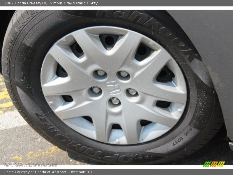Nimbus Gray Metallic / Gray 2007 Honda Odyssey LX