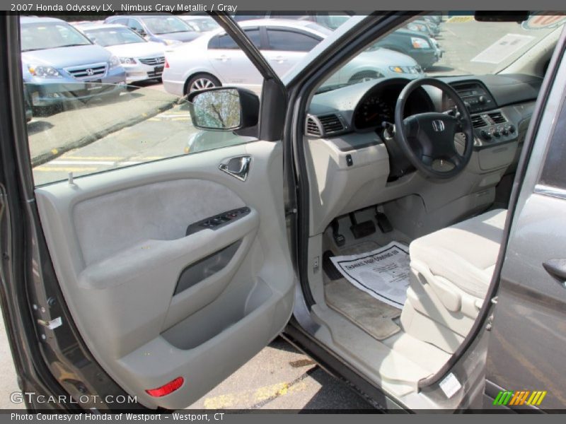 Nimbus Gray Metallic / Gray 2007 Honda Odyssey LX