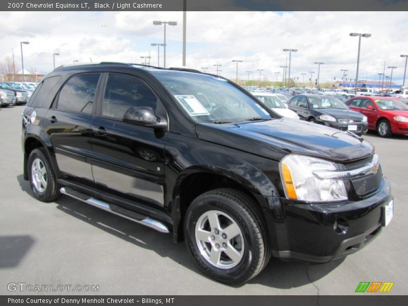 Black / Light Cashmere 2007 Chevrolet Equinox LT