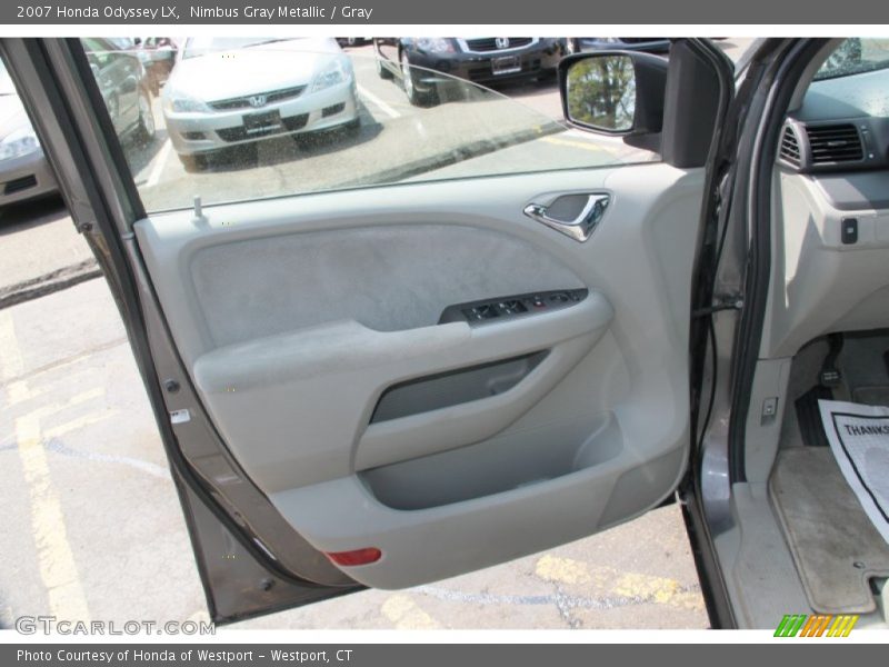 Nimbus Gray Metallic / Gray 2007 Honda Odyssey LX