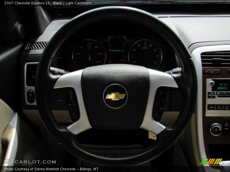 Black / Light Cashmere 2007 Chevrolet Equinox LT