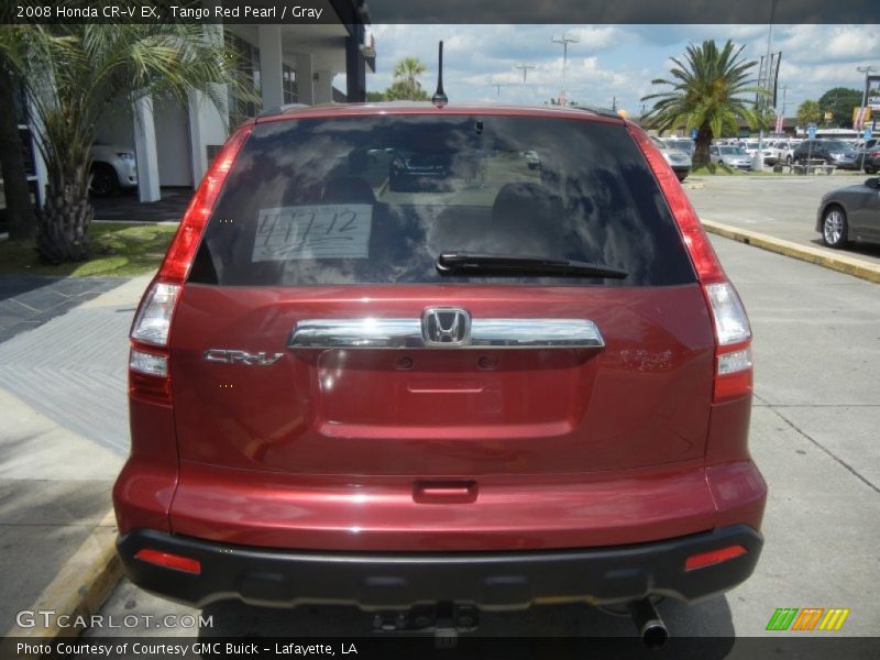 Tango Red Pearl / Gray 2008 Honda CR-V EX