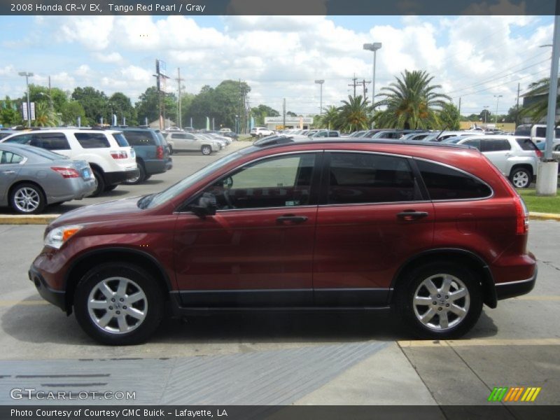 Tango Red Pearl / Gray 2008 Honda CR-V EX