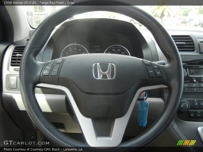 Tango Red Pearl / Gray 2008 Honda CR-V EX