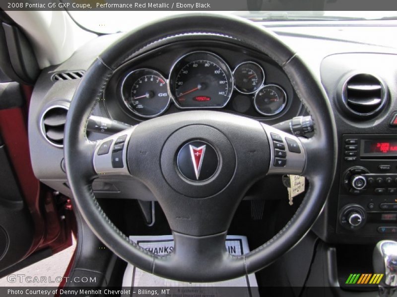 Performance Red Metallic / Ebony Black 2008 Pontiac G6 GXP Coupe