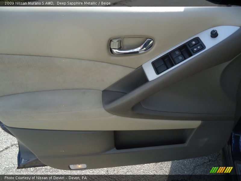Deep Sapphire Metallic / Beige 2009 Nissan Murano S AWD