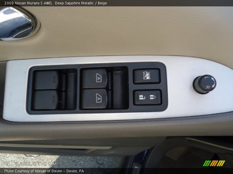 Deep Sapphire Metallic / Beige 2009 Nissan Murano S AWD