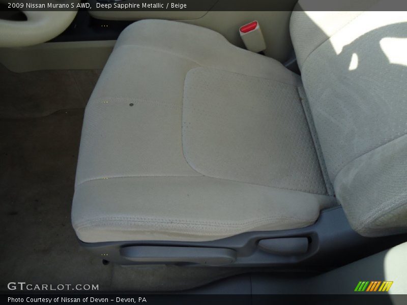 Deep Sapphire Metallic / Beige 2009 Nissan Murano S AWD