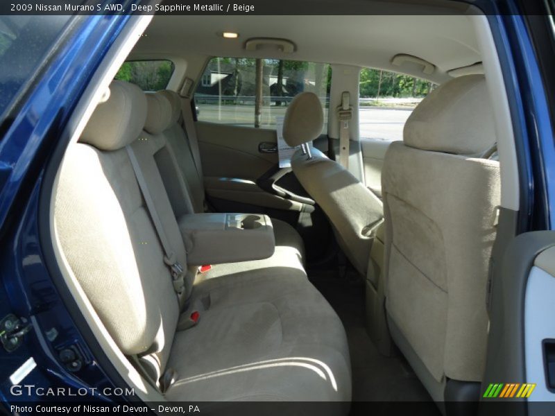Deep Sapphire Metallic / Beige 2009 Nissan Murano S AWD