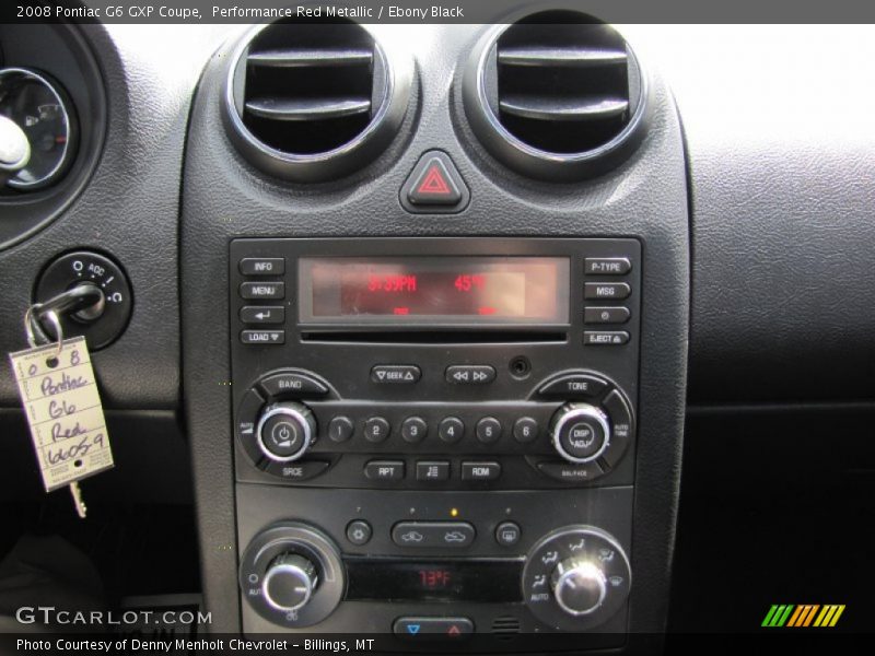 Performance Red Metallic / Ebony Black 2008 Pontiac G6 GXP Coupe