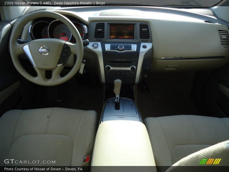 Deep Sapphire Metallic / Beige 2009 Nissan Murano S AWD