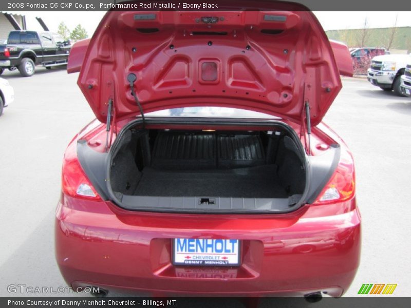 Performance Red Metallic / Ebony Black 2008 Pontiac G6 GXP Coupe