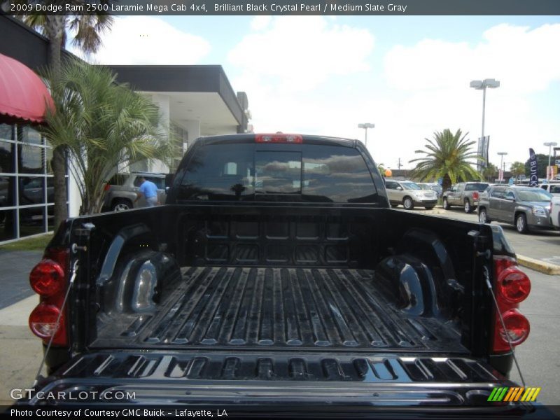 Brilliant Black Crystal Pearl / Medium Slate Gray 2009 Dodge Ram 2500 Laramie Mega Cab 4x4