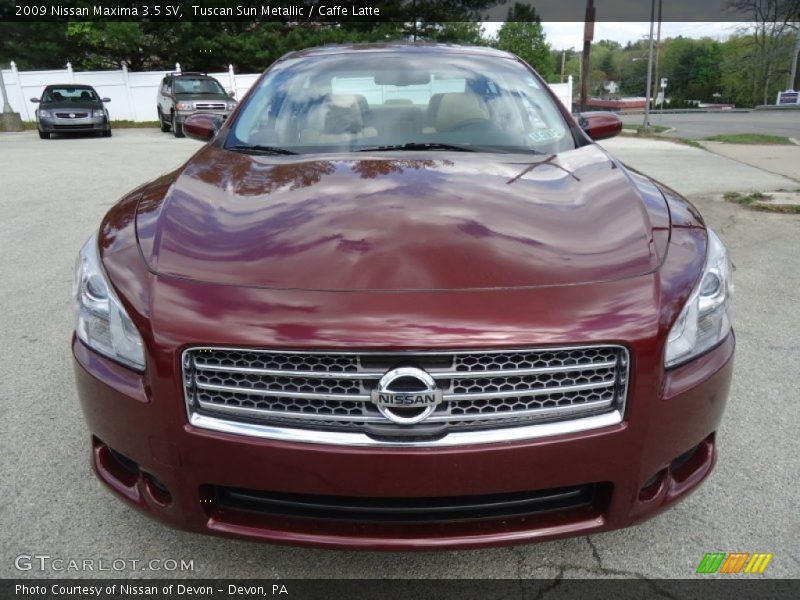 Tuscan Sun Metallic / Caffe Latte 2009 Nissan Maxima 3.5 SV