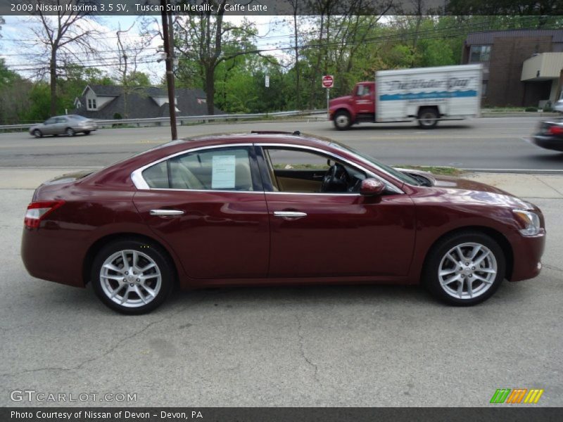 Tuscan Sun Metallic / Caffe Latte 2009 Nissan Maxima 3.5 SV